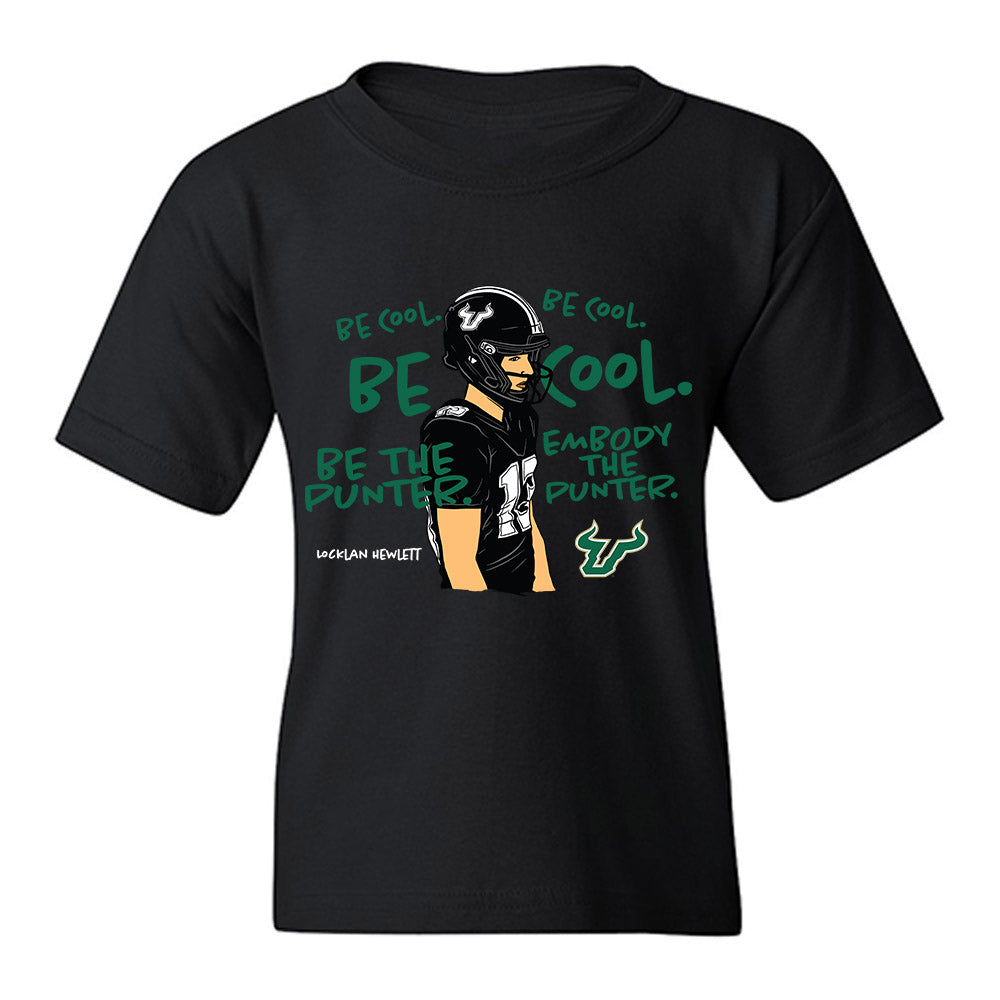 USF - NCAA Football : Locklan Hewlett - Graphic Tee Youth T-Shirt-0