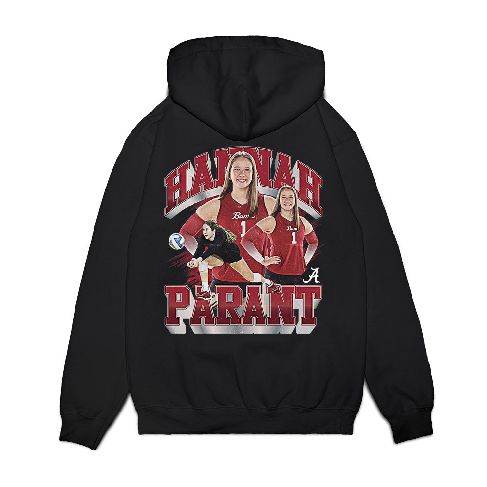 Alabama - NCAA Women's Volleyball : Hannah Parant - Collage Premium Hooded Sweatshirt-1