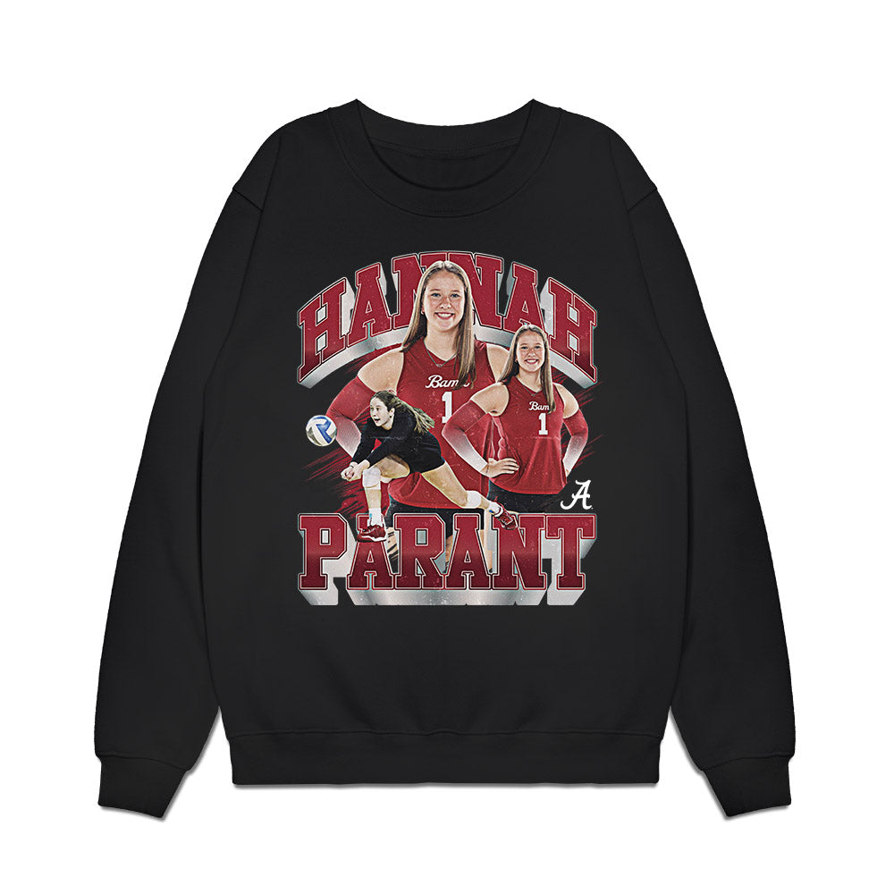 Alabama - NCAA Women's Volleyball : Hannah Parant - Collage Premium Crewneck Sweatshirt-0