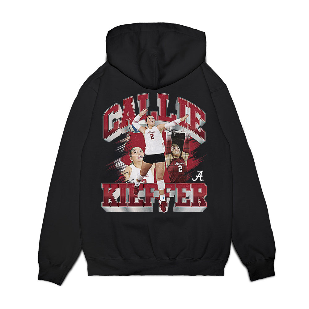 Alabama - NCAA Women's Volleyball : Callie Kieffer - Collage Premium Hooded Sweatshirt-1