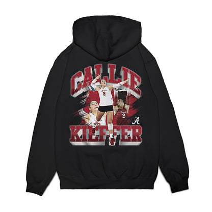 Alabama - NCAA Women's Volleyball : Callie Kieffer - Collage Premium Hooded Sweatshirt-1