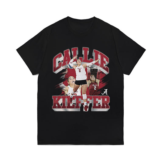 Alabama - NCAA Women's Volleyball : Callie Kieffer - Collage Comfort Colors T-Shirt-0