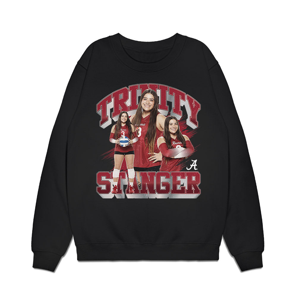 Alabama - NCAA Women's Volleyball : Trinity Stanger - Collage Premium Crewneck Sweatshirt-0