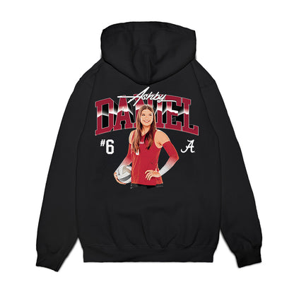 Alabama - NCAA Women's Volleyball : Ashby Daniel - Collage Premium Hooded Sweatshirt-1