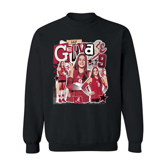 Alabama - NCAA Women's Volleyball : Lily Gervase - Collage Crewneck Sweatshirt-0