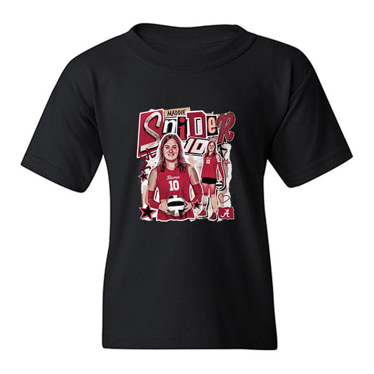 Alabama - NCAA Women's Volleyball : Maddie Snider - Collage Youth T-Shirt-0