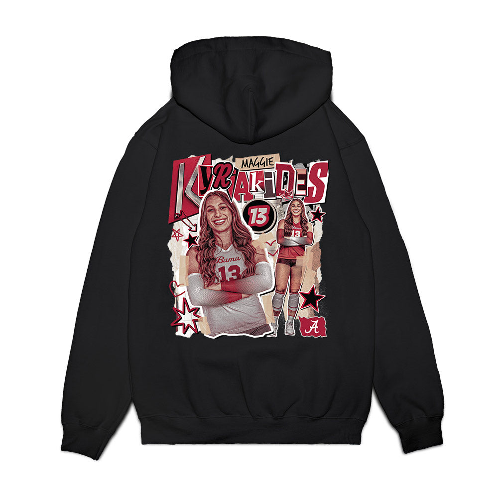 Alabama - NCAA Women's Volleyball : Maggie Kyriakides - Collage Premium Hooded Sweatshirt-1