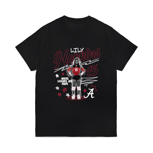 Alabama - NCAA Women's Volleyball : Lily Hopkins - Collage Comfort Colors T-Shirt-0