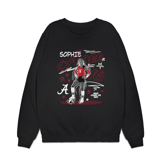 Alabama - NCAA Women's Volleyball : Sophie Agee - Collage Premium Crewneck Sweatshirt-0