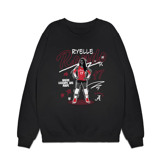 Alabama - NCAA Women's Volleyball : Ryelle Rondo - Collage Premium Crewneck Sweatshirt-0