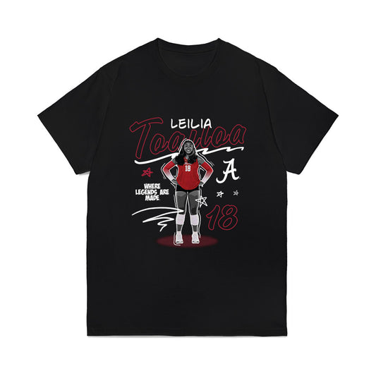 Alabama - NCAA Women's Volleyball : Leilia Toailoa - Collage Comfort Colors T-Shirt-0