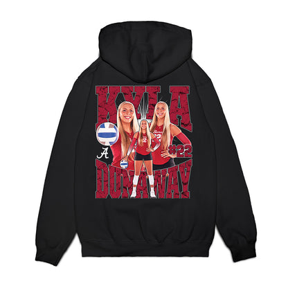 Alabama - NCAA Women's Volleyball : Kyla Dunaway - Collage Premium Hooded Sweatshirt-1