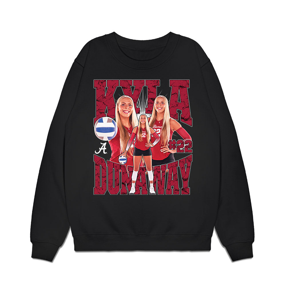 Alabama - NCAA Women's Volleyball : Kyla Dunaway - Collage Premium Crewneck Sweatshirt-0
