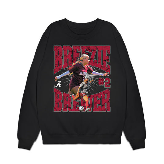 Alabama - NCAA Women's Soccer : Breezie Brewer - Collage Premium Crewneck Sweatshirt-0