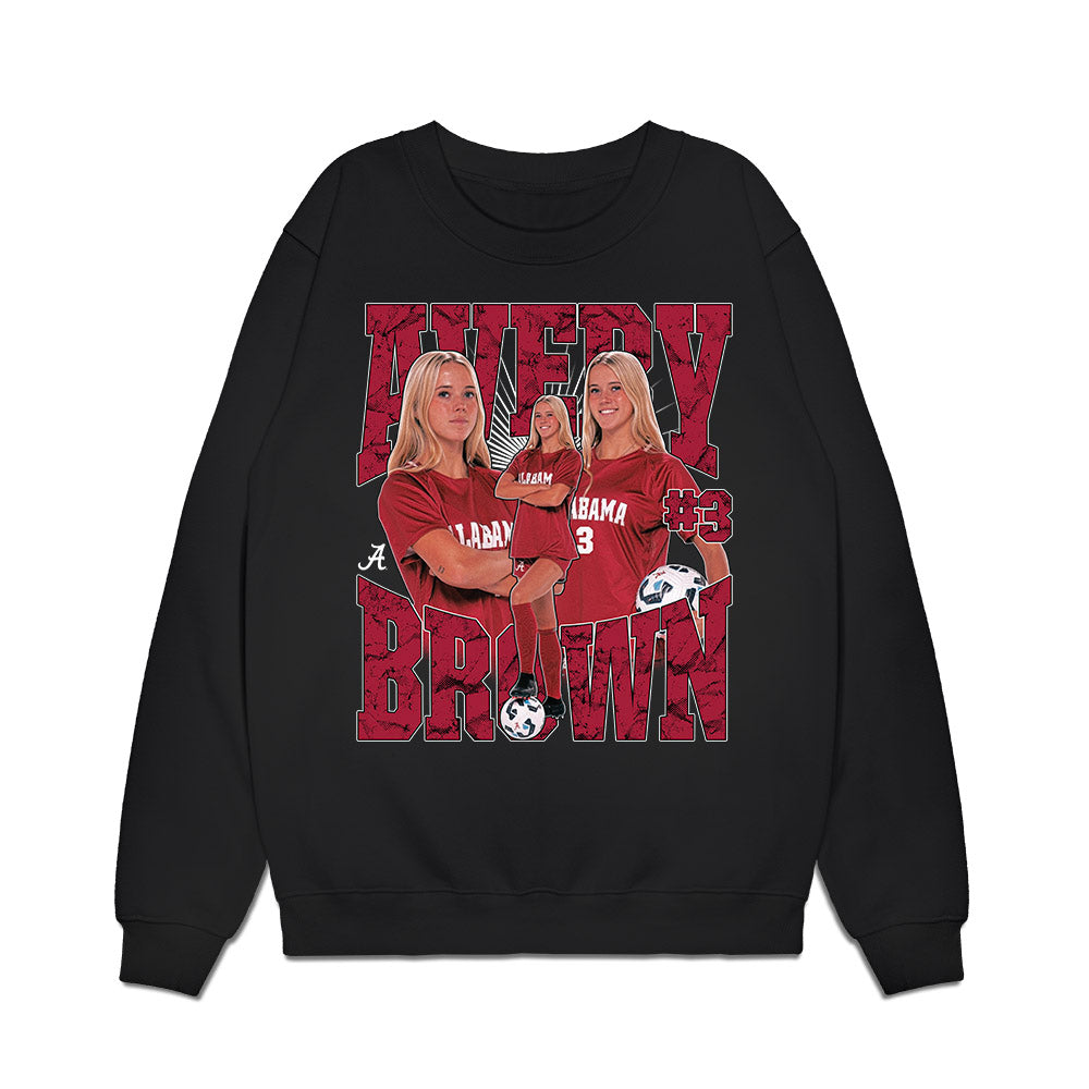 Alabama - NCAA Women's Soccer : Avery Brown - Collage Premium Crewneck Sweatshirt-0