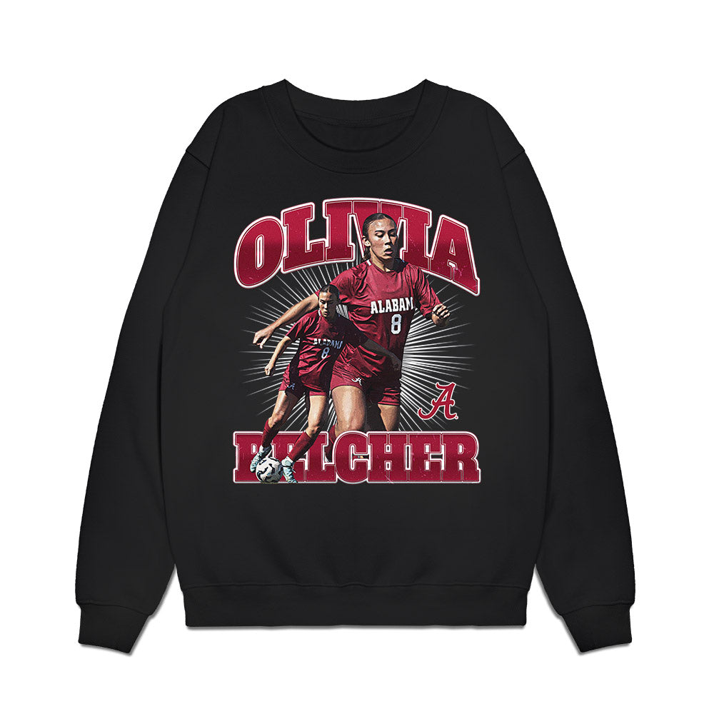 Alabama - NCAA Women's Soccer : Olivia Belcher - Collage Premium Crewneck Sweatshirt-0