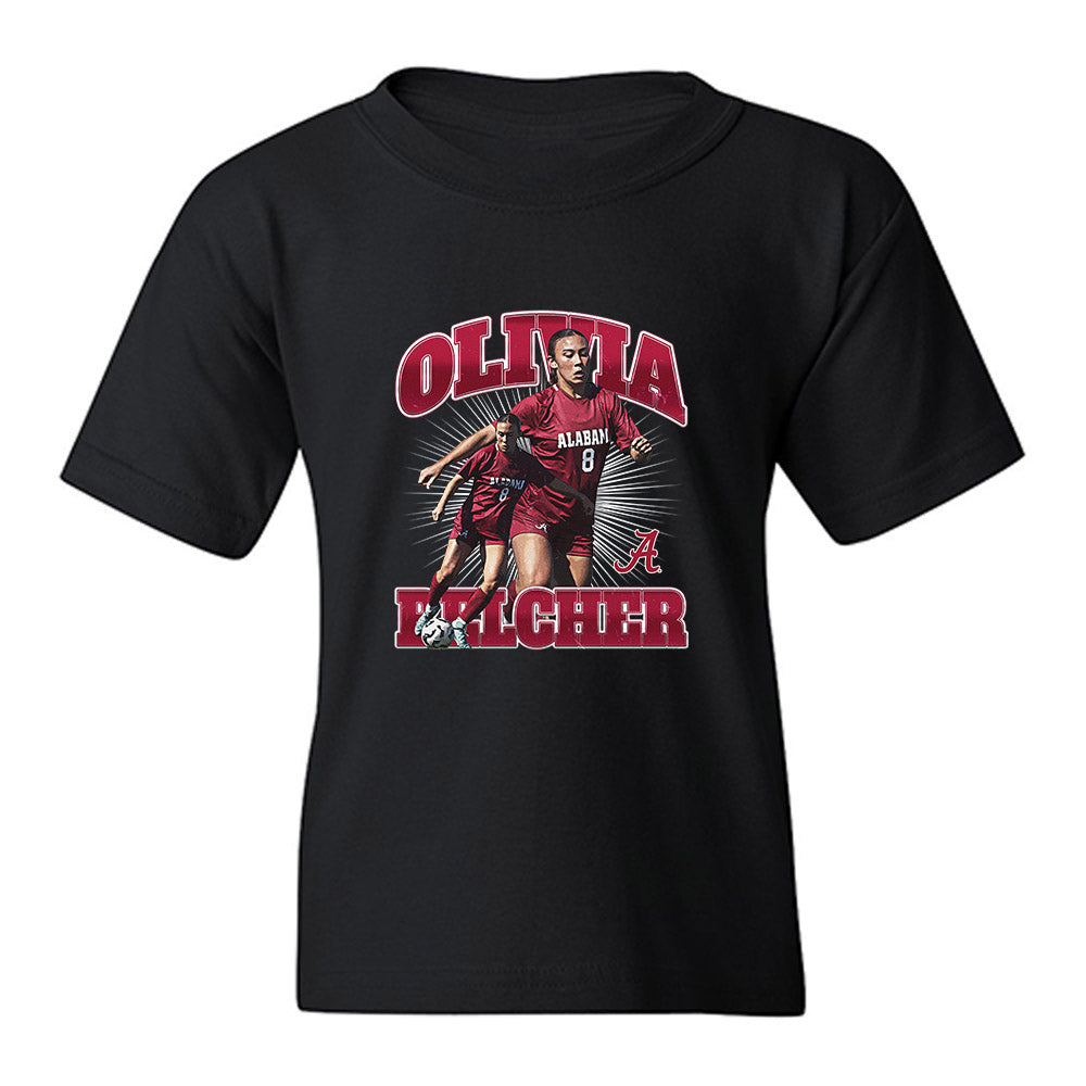 Alabama - NCAA Women's Soccer : Olivia Belcher - Collage Youth T-Shirt-0