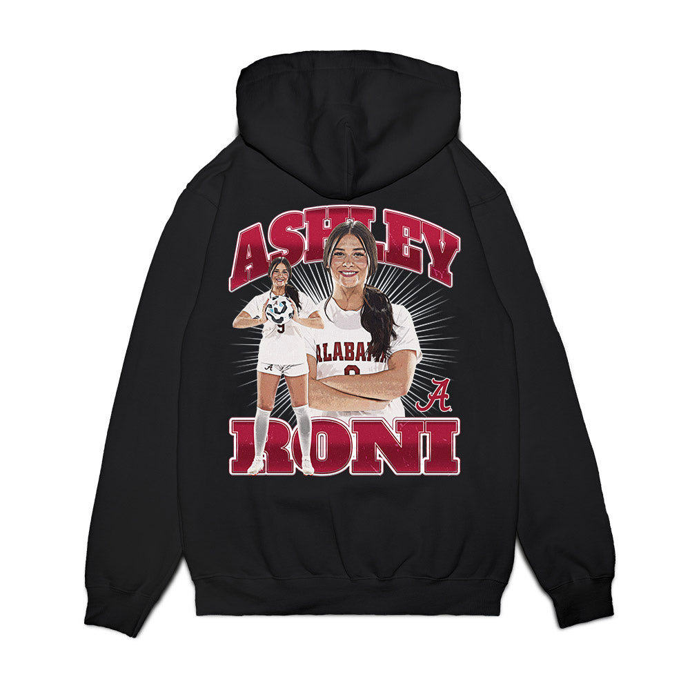 Alabama - NCAA Women's Soccer : Ashley Roni - Collage Premium Hooded Sweatshirt-1