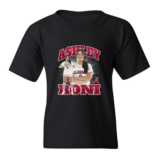 Alabama - NCAA Women's Soccer : Ashley Roni - Collage Youth T-Shirt-0