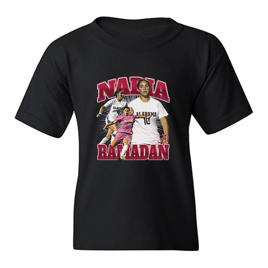 Alabama - NCAA Women's Soccer : Nadia Ramadan - Collage Youth T-Shirt-0