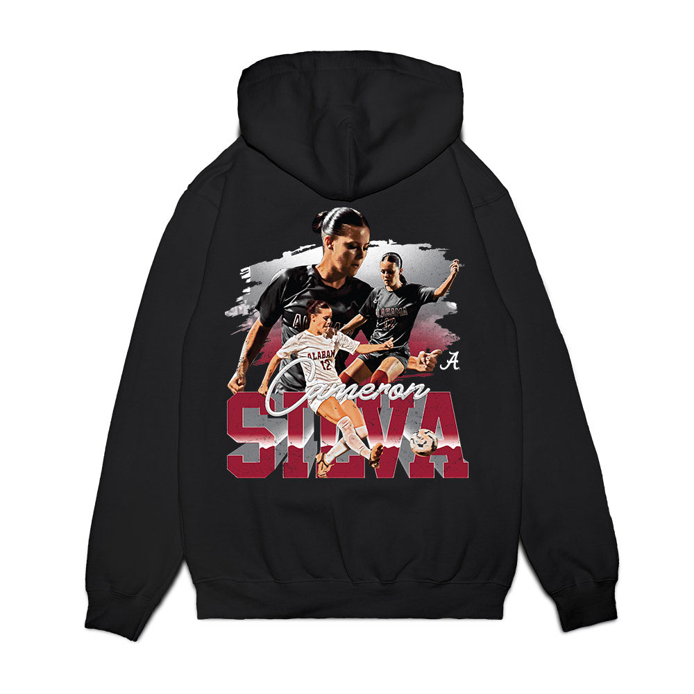 Alabama - NCAA Women's Soccer : Cameron Silva - Collage Premium Hooded Sweatshirt-1