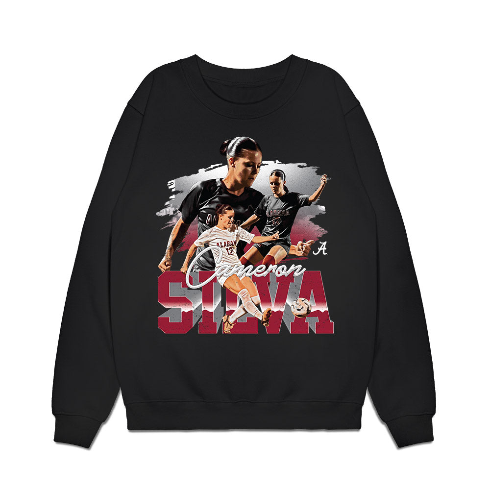 Alabama - NCAA Women's Soccer : Cameron Silva - Collage Premium Crewneck Sweatshirt-0