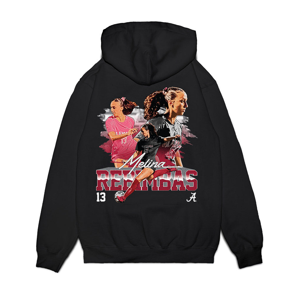 Alabama - NCAA Women's Soccer : Melina Rebimbas - Collage Premium Hooded Sweatshirt-1