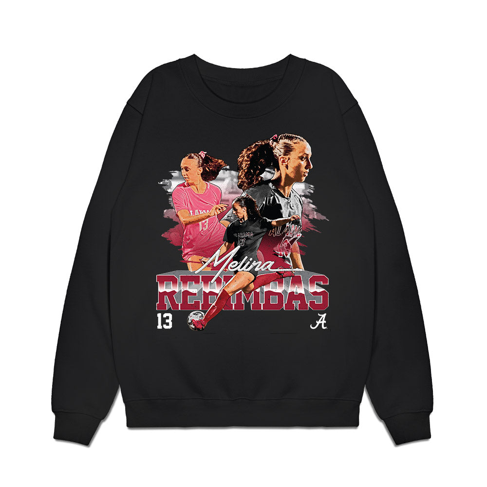Alabama - NCAA Women's Soccer : Melina Rebimbas - Collage Premium Crewneck Sweatshirt-0