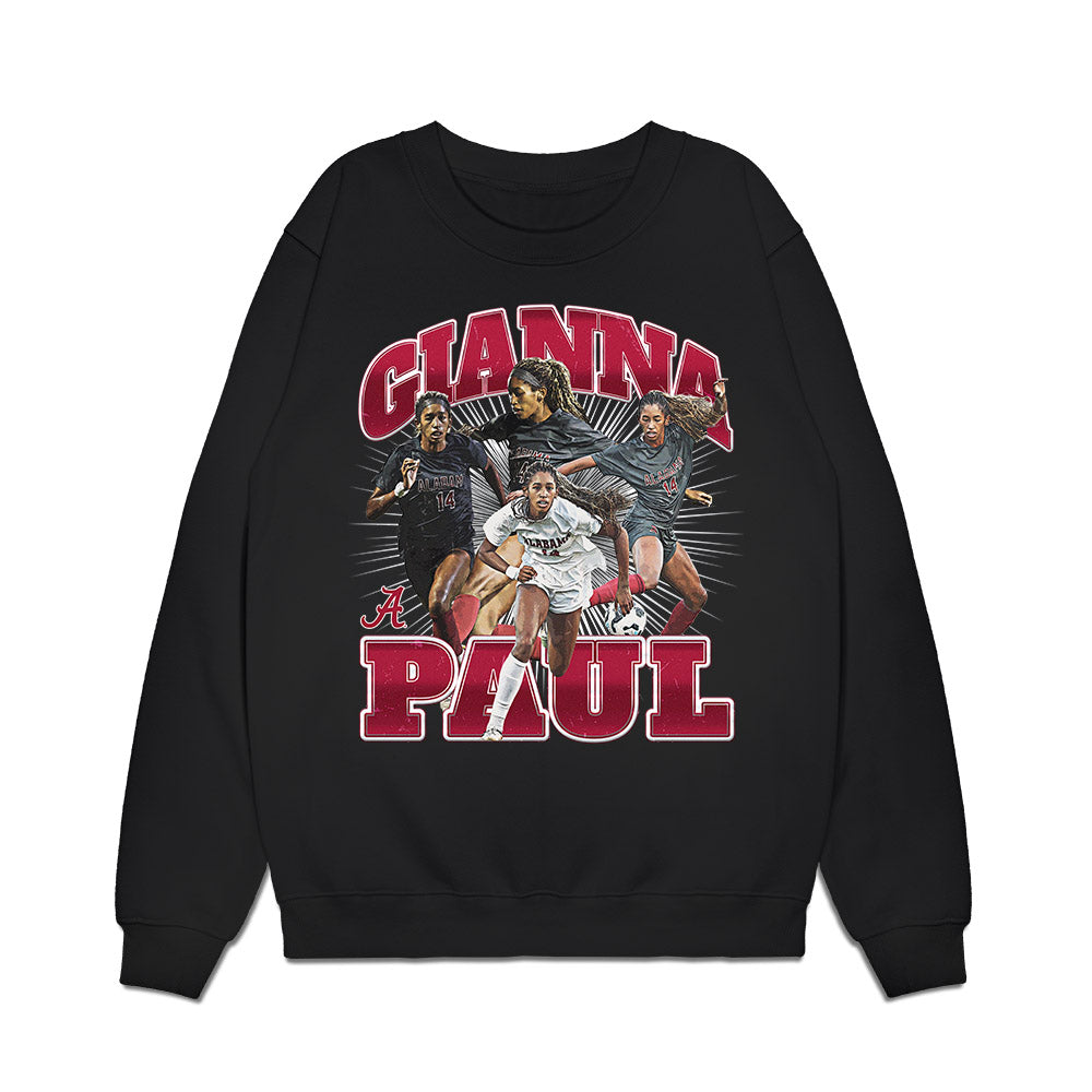 Alabama - NCAA Women's Soccer : Gianna Paul - Collage Premium Crewneck Sweatshirt-0