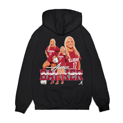 Alabama - NCAA Women's Soccer : Alexa Barker - Collage Premium Hooded Sweatshirt-1
