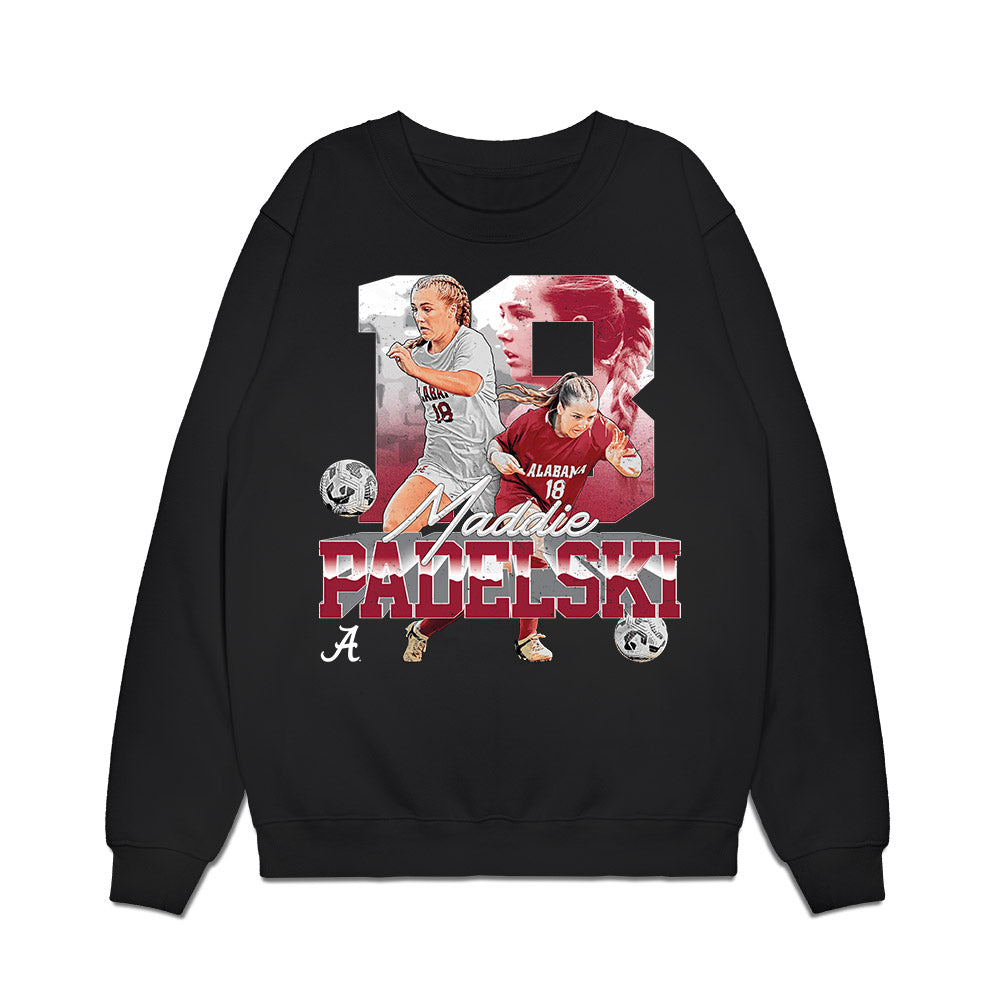 Alabama - NCAA Women's Soccer : Maddie Padelski - Collage Premium Crewneck Sweatshirt-0