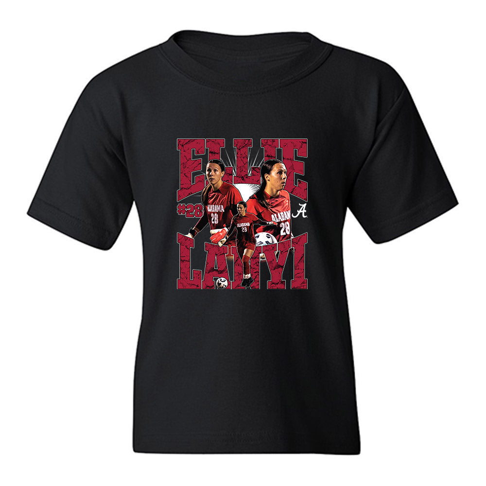 Alabama - NCAA Women's Soccer : Ellie Lanyi - Collage Youth T-Shirt-0