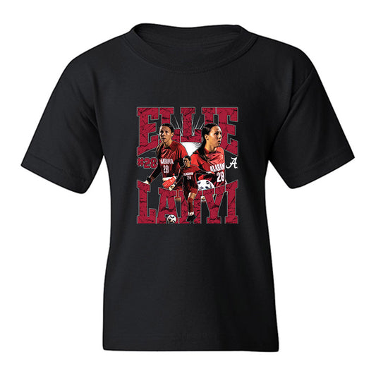 Alabama - NCAA Women's Soccer : Ellie Lanyi - Collage Youth T-Shirt-0