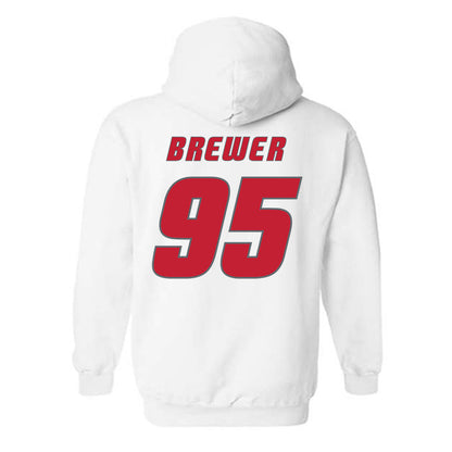 New Mexico - NCAA Football : Colby Brewer - Classic Shersey Hooded Sweatshirt-1