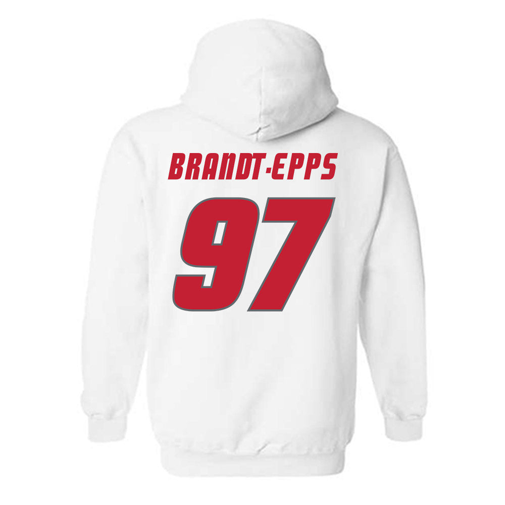 New Mexico - NCAA Football : Devin Brandt-Epps - Classic Shersey Hooded Sweatshirt-1
