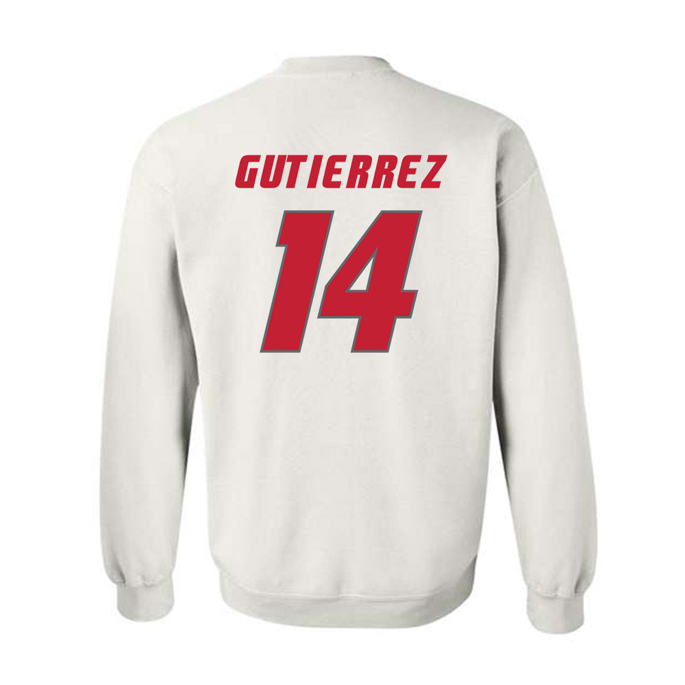 New Mexico - NCAA Football : Melaki Gutierrez - Classic Shersey Crewneck Sweatshirt-1
