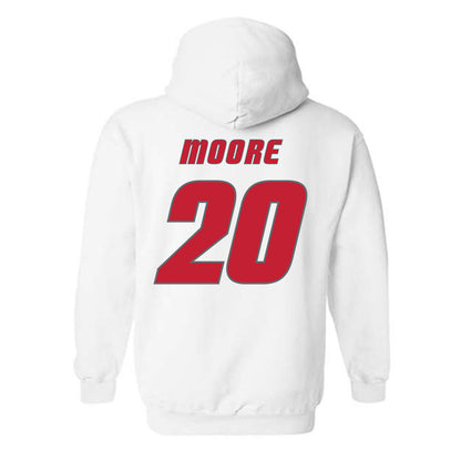 New Mexico - NCAA Football : Dereck Moore - Classic Shersey Hooded Sweatshirt-1