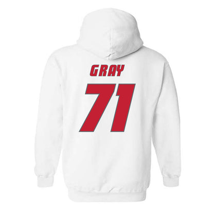New Mexico - NCAA Football : Travis Gray - Classic Shersey Hooded Sweatshirt-1