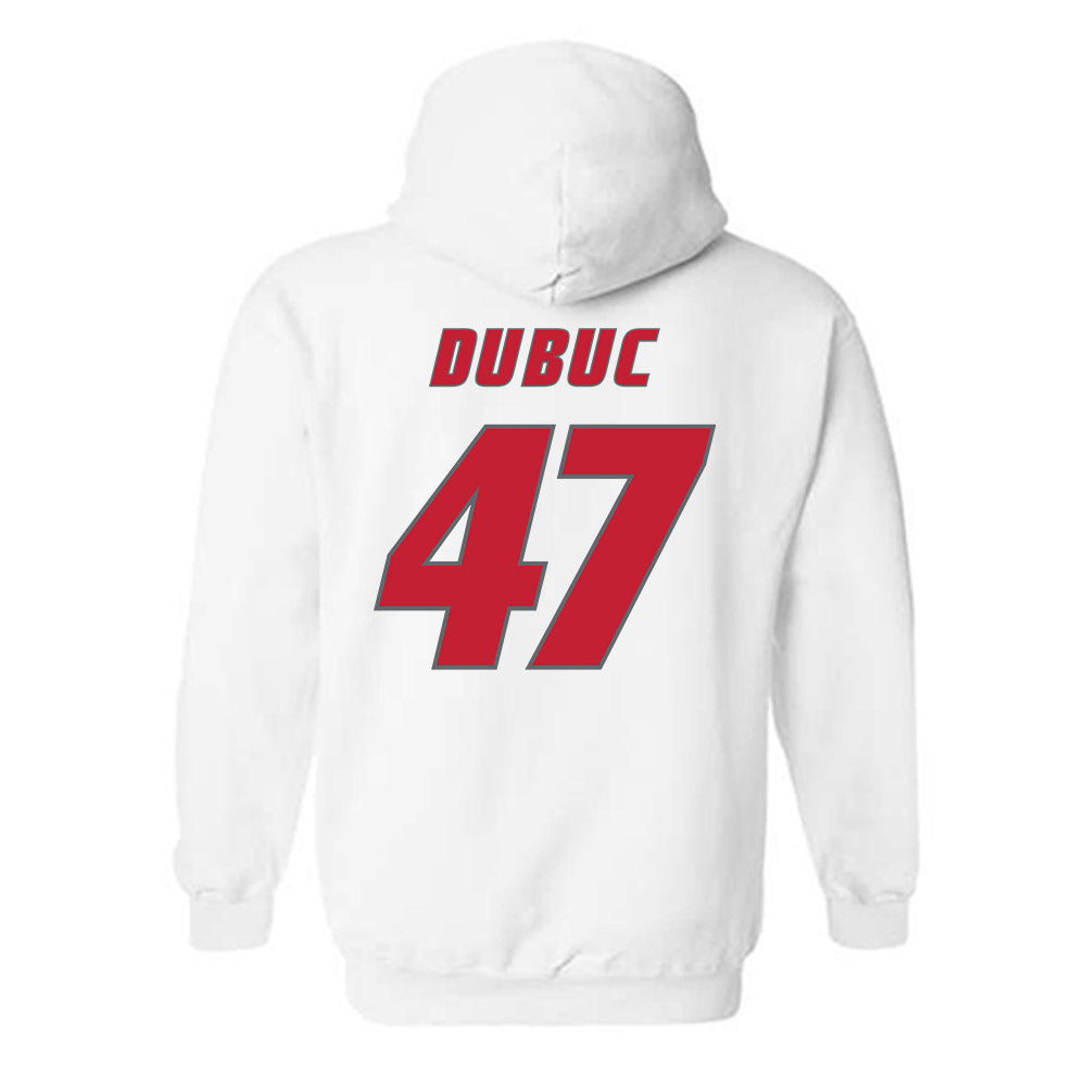 New Mexico - NCAA Football : Trey Dubuc - Classic Shersey Hooded Sweatshirt-1