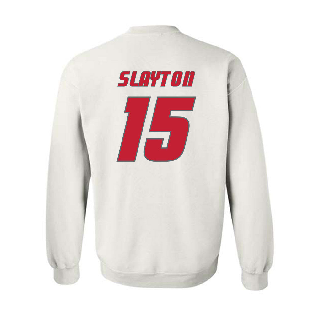 New Mexico - NCAA Football : Xavier Slayton - Classic Shersey Crewneck Sweatshirt-1