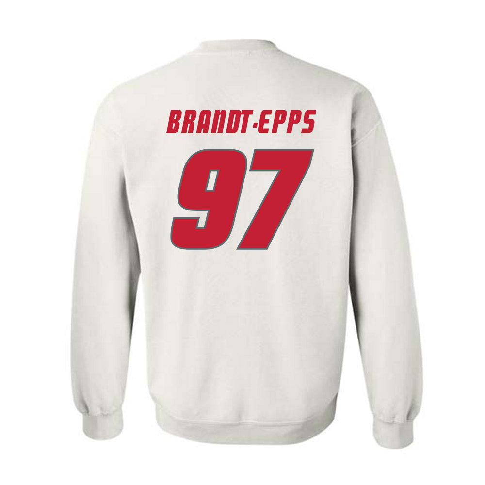 New Mexico - NCAA Football : Devin Brandt-Epps - Classic Shersey Crewneck Sweatshirt-1