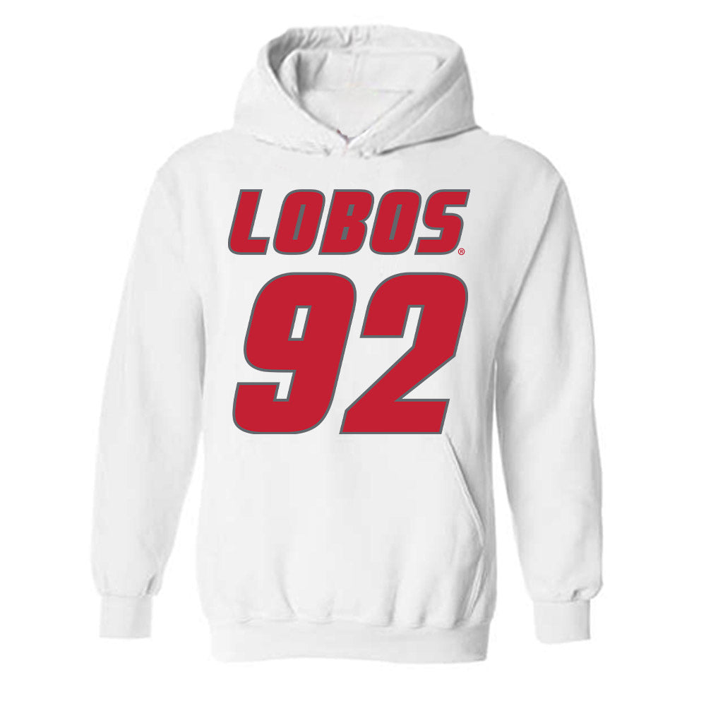 New Mexico - NCAA Football : Brian Booker - Classic Shersey Hooded Sweatshirt-0