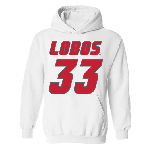 New Mexico - NCAA Football : Mateo Contreras - Classic Shersey Hooded Sweatshirt-0