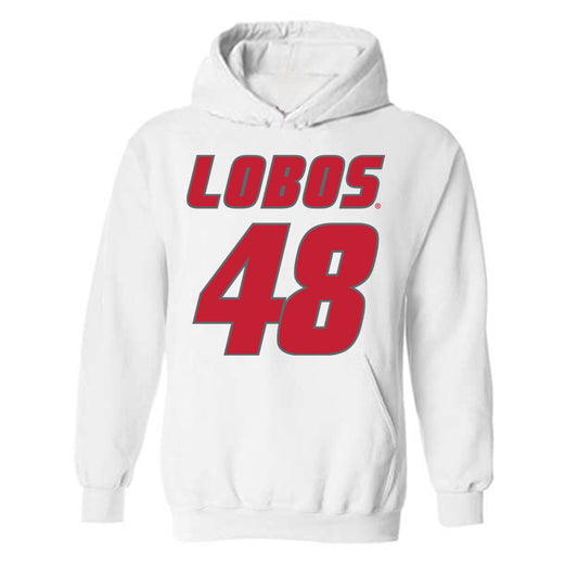 New Mexico - NCAA Football : John Sierra - Classic Shersey Hooded Sweatshirt-0