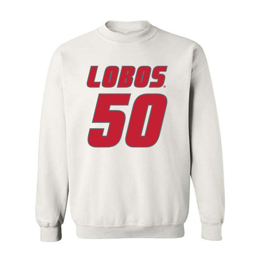 New Mexico - NCAA Football : Isaiah Sillemon - Classic Shersey Crewneck Sweatshirt-0