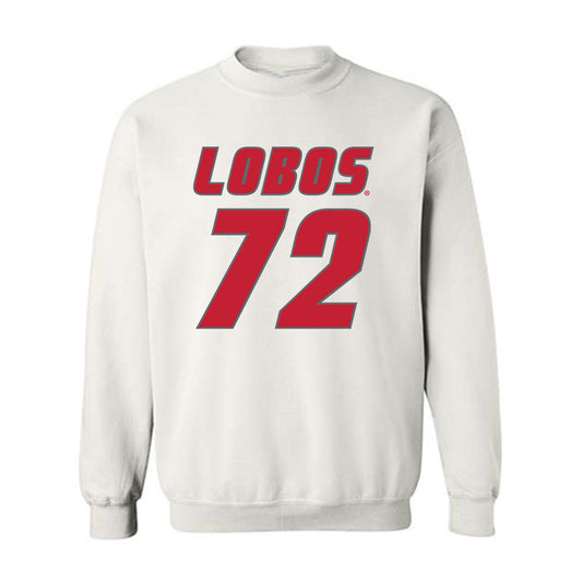New Mexico - NCAA Football : Griffin Schureman - Classic Shersey Crewneck Sweatshirt-0