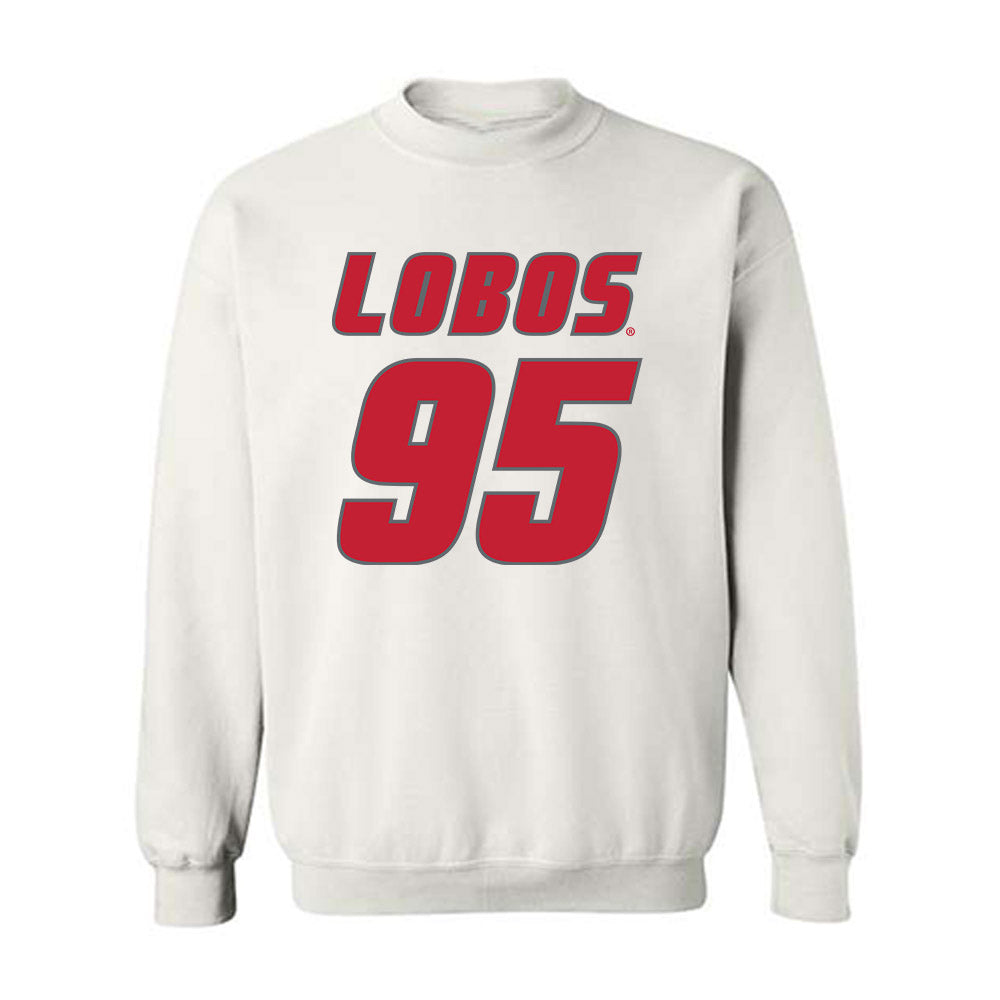 New Mexico - NCAA Football : Colby Brewer - Classic Shersey Crewneck Sweatshirt-0