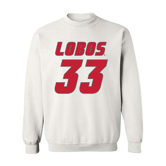 New Mexico - NCAA Football : Mateo Contreras - Classic Shersey Crewneck Sweatshirt-0