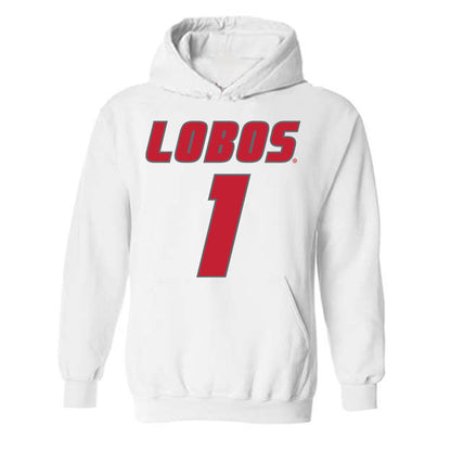 New Mexico - NCAA Football : Keyshawn James-Newby - Classic Shersey Hooded Sweatshirt-0