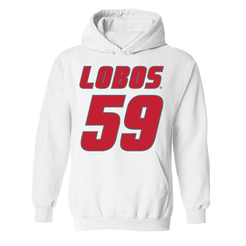 New Mexico - NCAA Football : Kaden Robnett - Classic Shersey Hooded Sweatshirt-0